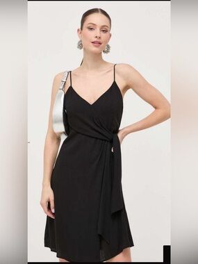 Armani Exchange Black Slip Dress with Adjustable Straps*Womens Sz~12*BNWT’s